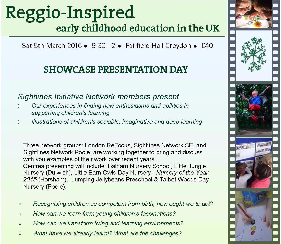 Reggio Inspired UK Showcase Day 2016
